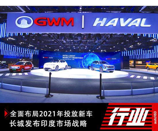 全面布局2021年投放新车 长城发布印度市场战略